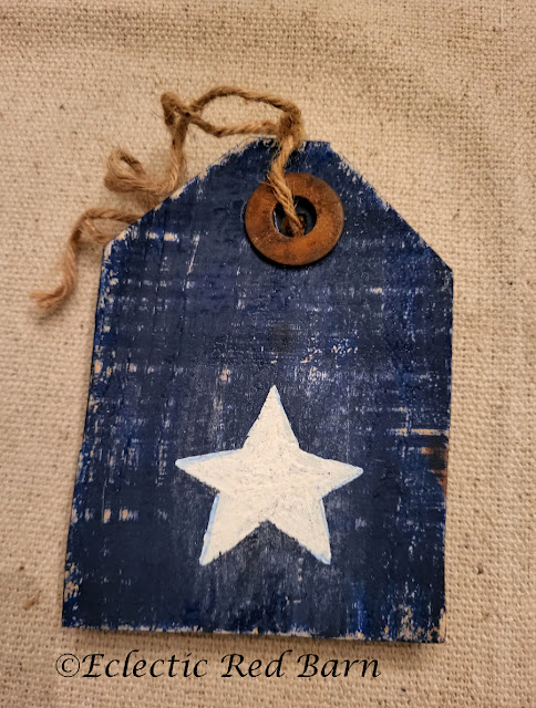 4th of July Blocks. Share NOW. #4thof July. #holidaydecor #patrioticdecor #craft #eclecticredbarn #palletboarddecor